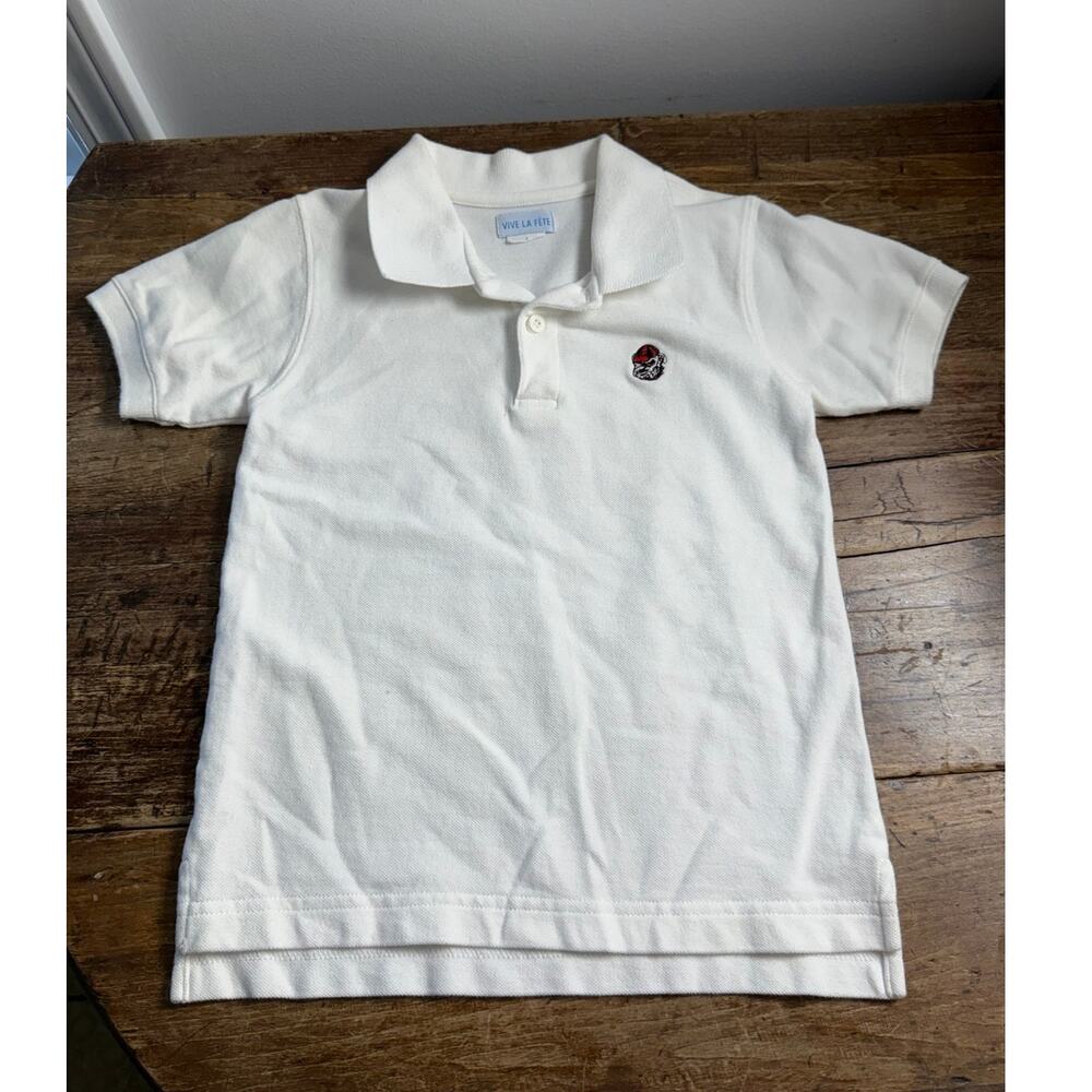 Viva La Fete Georgia Bulldog Polo‎ size 6